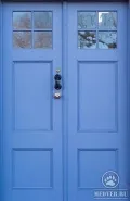 Металлическая дверь из массива сосны-156